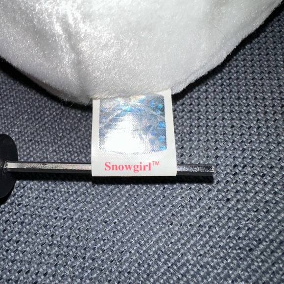 Ty Beanie Baby Snowman Plush Toy Holiday“Snowgirl” 2000 Vintage Christmas H - Picture 11 of 16